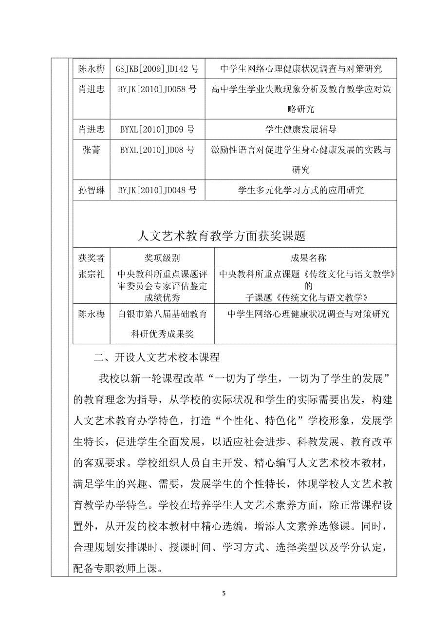 白银市市级普通高中特色实验学校申报书.doc_第5页