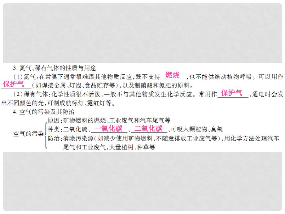 江西省中考化学总复习 第1部分 单元梳理 第二单元 我们周围的空气课件_第4页