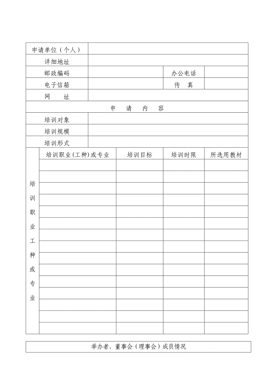 湖南民办职业培训机构设立审批表.doc_第4页