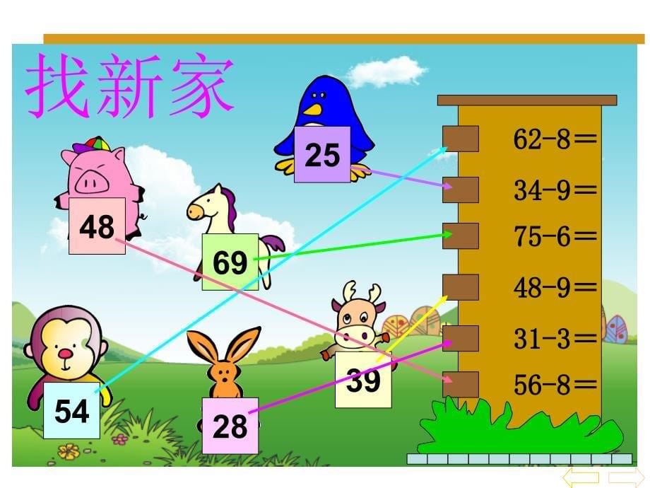 两位数减一位数和整十数(退位)_第5页