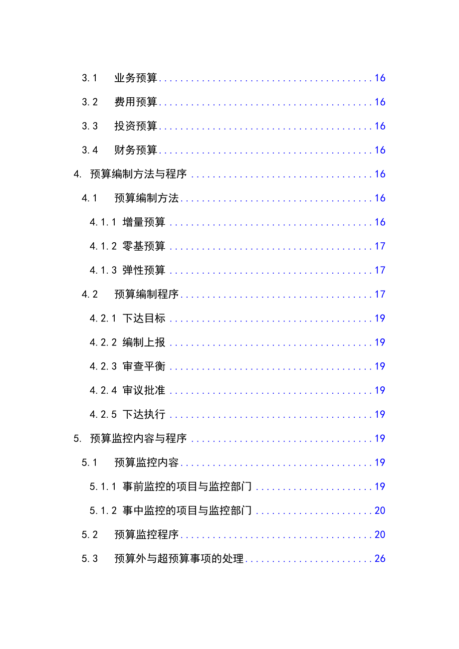 某公司全面预算管理实施细则_第2页