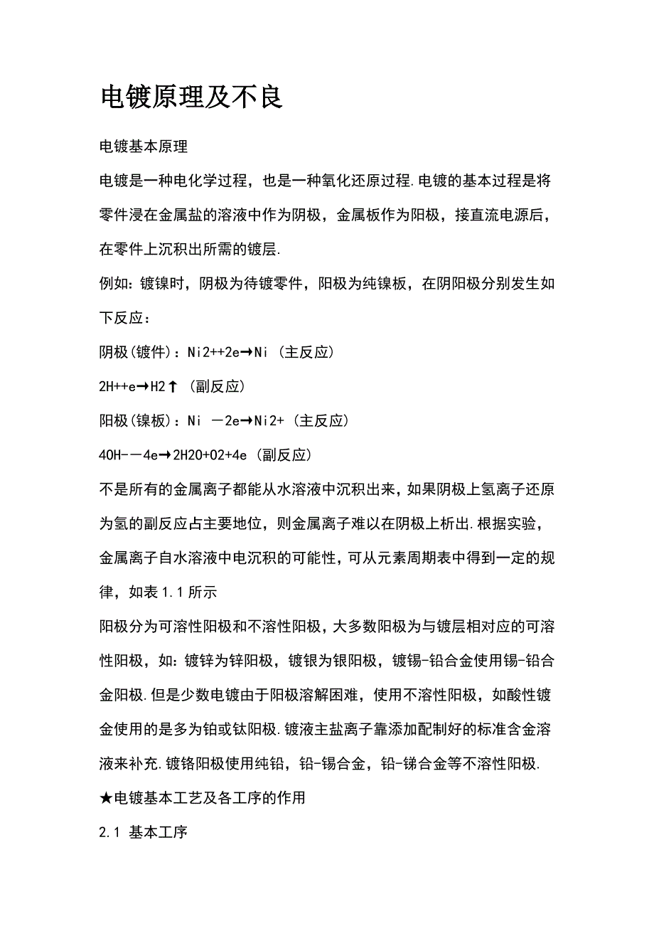 电镀原理及不良.doc_第1页