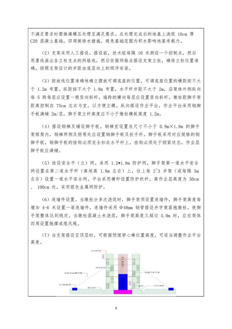 高架桥墩柱支架搭设三级技术交底_第5页