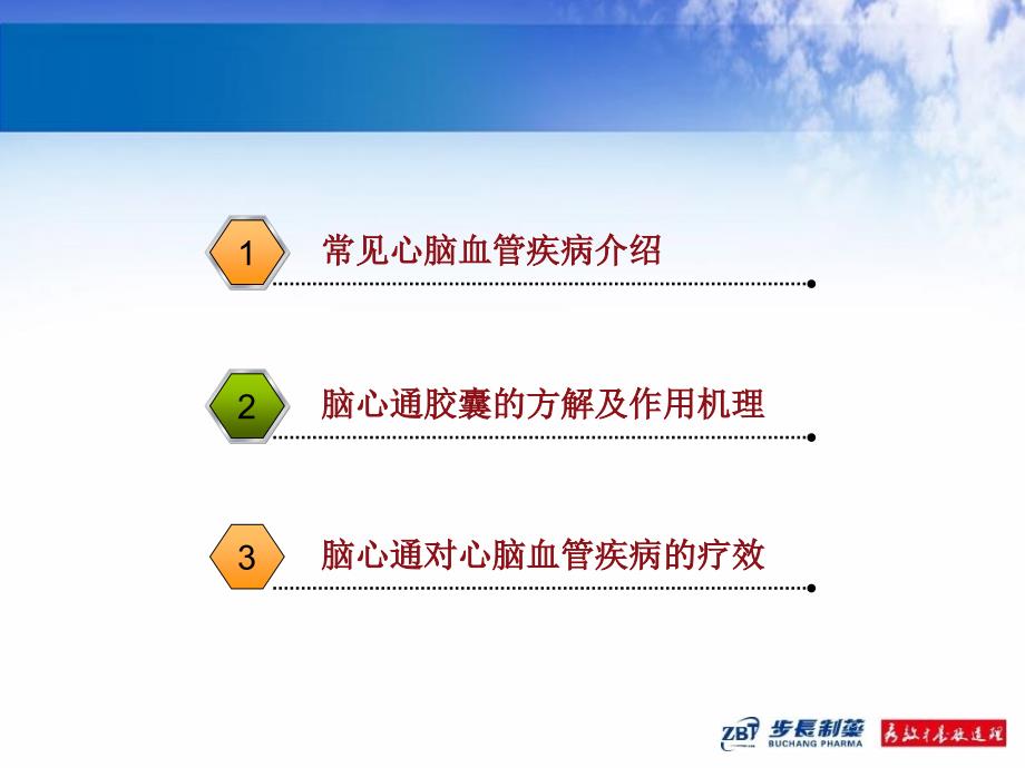 脑心通现代心脑血管防治新进展文档资料_第1页