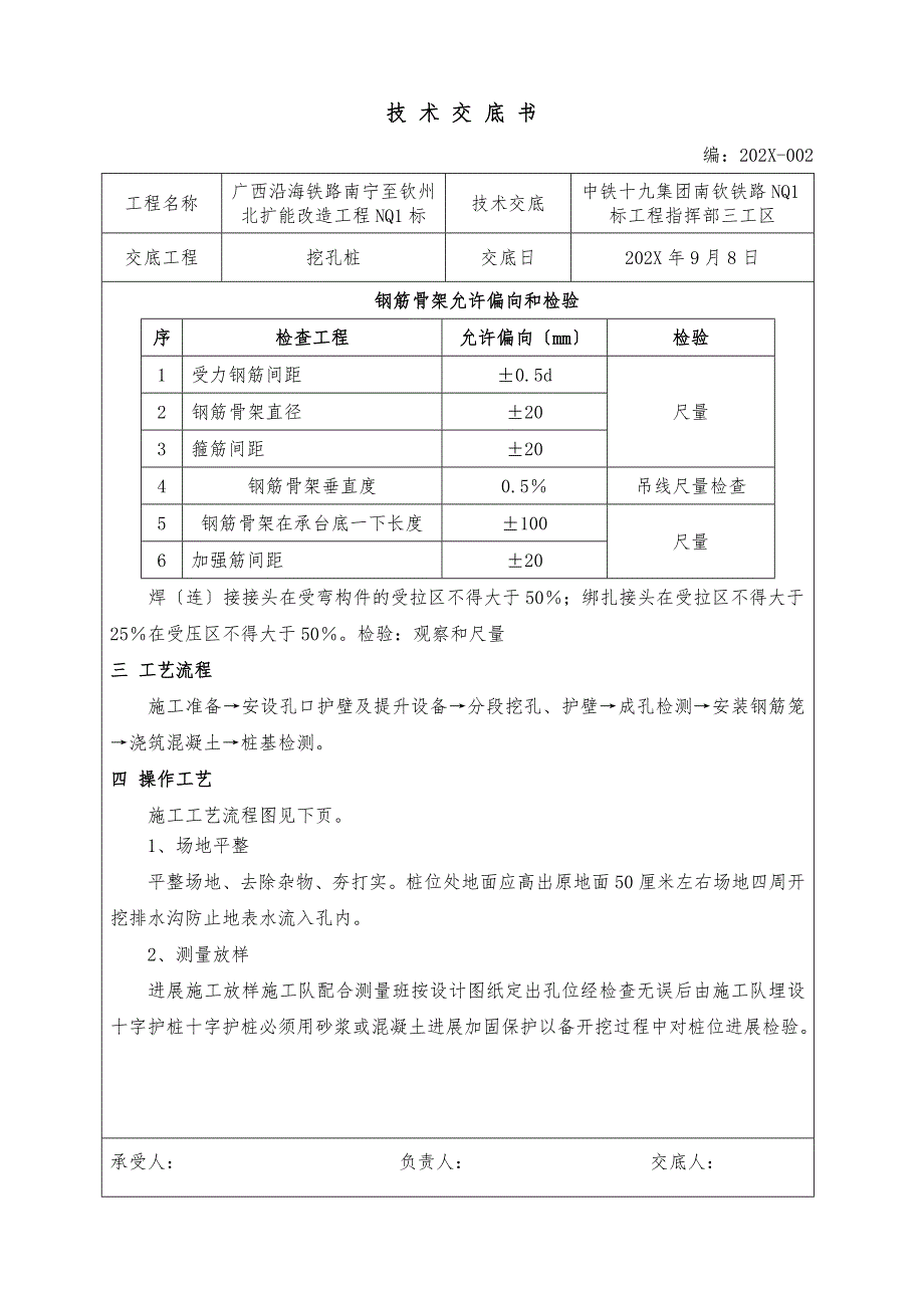 铁路扩能改造工程挖孔桩技术交底书_第2页