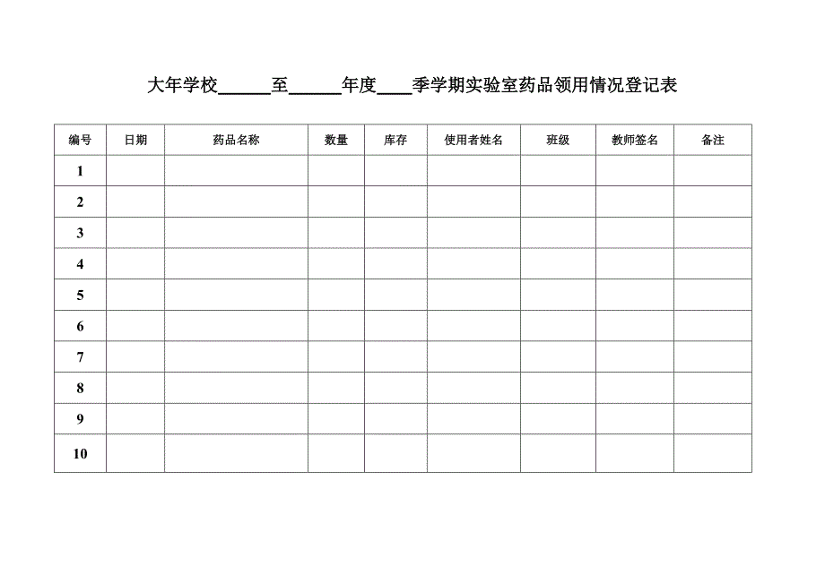 实验室仪器使用登记表_第2页