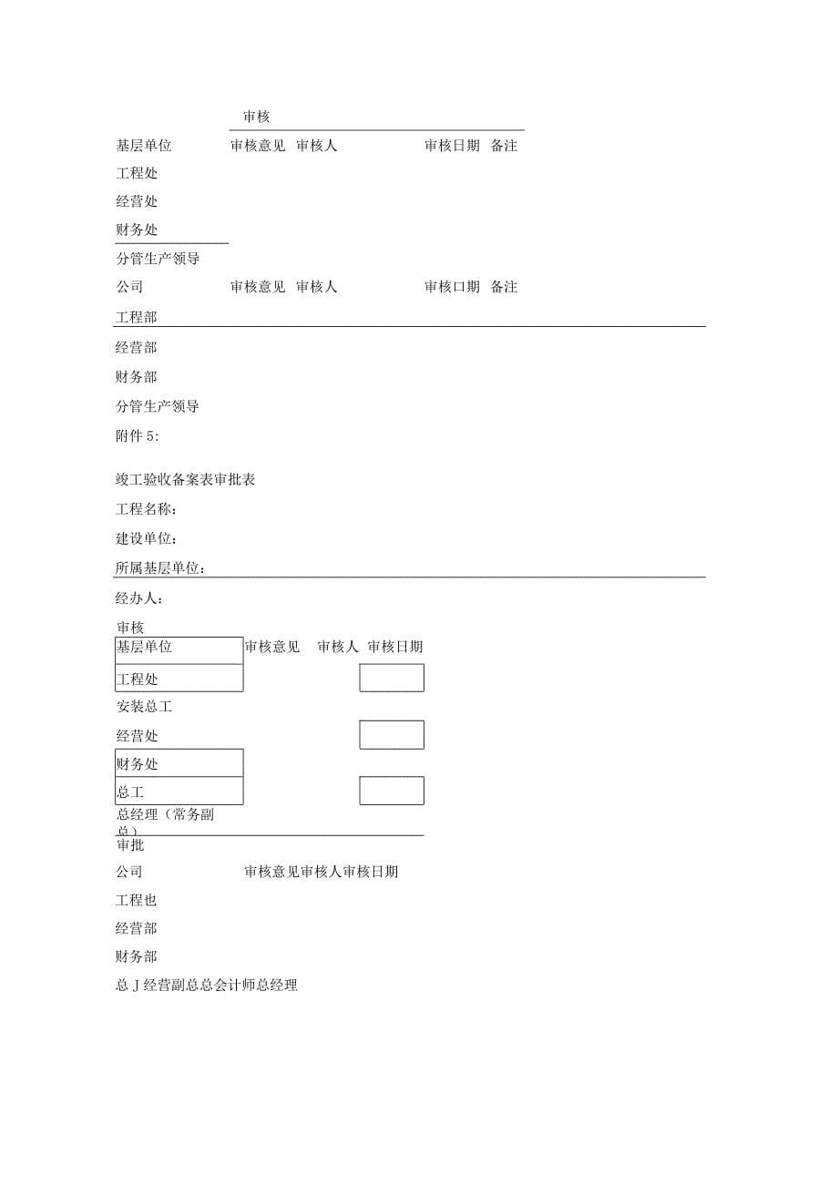 项目产值及工程信息填报管理办法(汇编版)_第5页