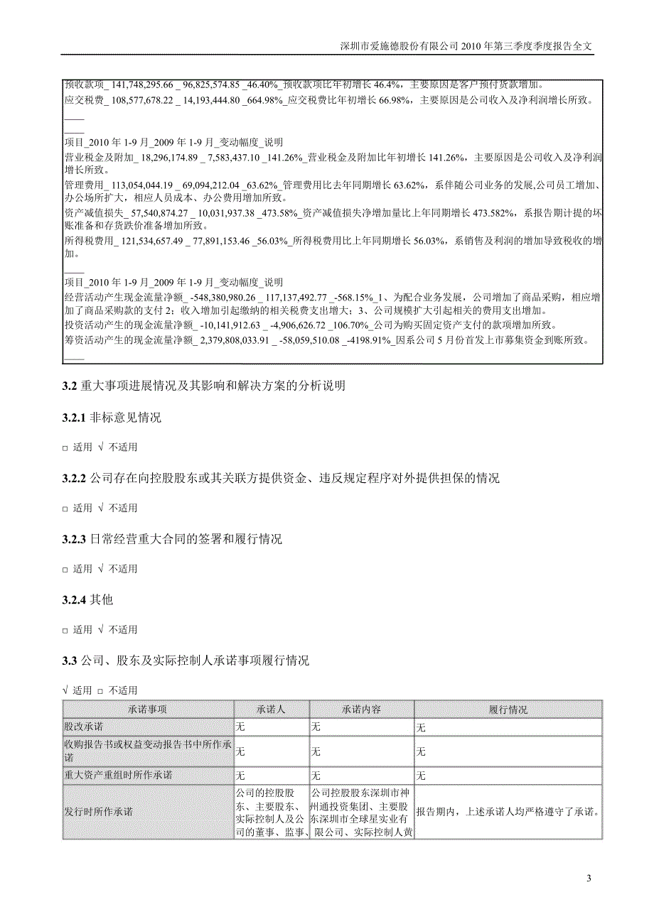 爱施德：第三季度报告全文_第3页