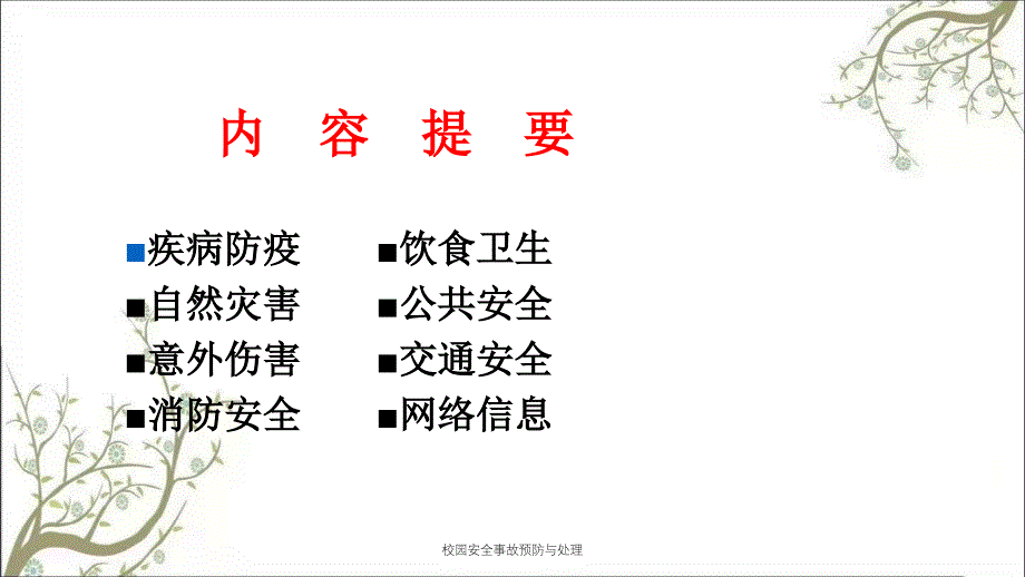 校园安全事故预防与处理PPT课件_第2页