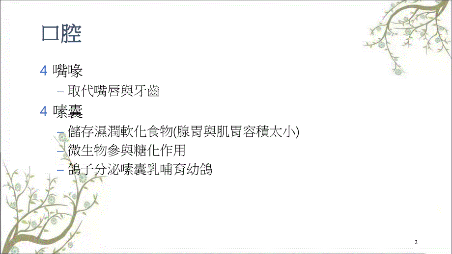 鸡消化道生理课件_第2页