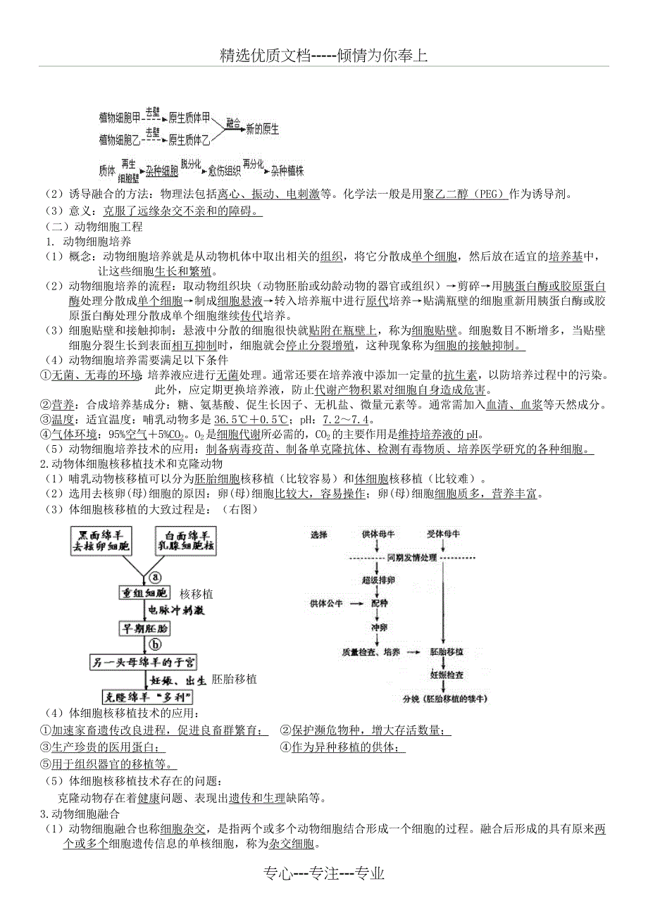 选修3《现代生物科技专题》知识点总结_第3页