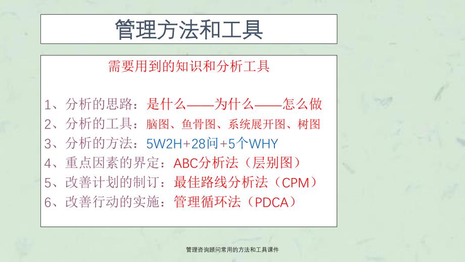 管理咨询顾问常用的方法和工具课件_第3页