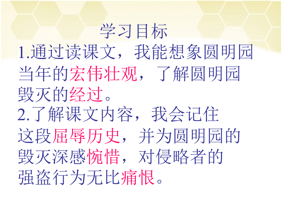 人教版小学语文圆明园的毁灭课件_第2页