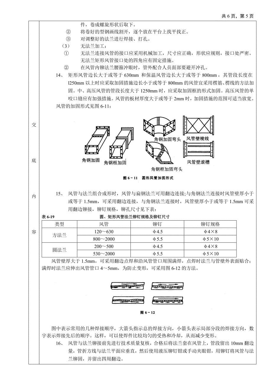 06通风管道及部件制作工程_第5页