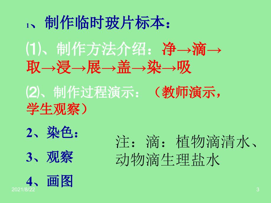 植物细胞的结构和功能推荐课件_第3页