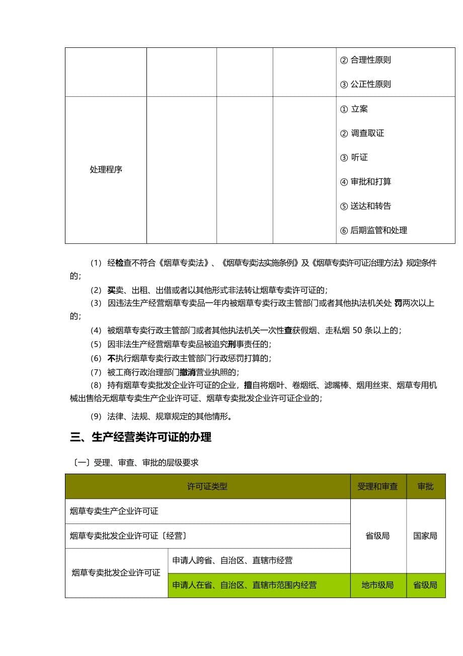 2022年(烟草行业)新版技能鉴定教材知识点(高级烟草专卖管理员)_第5页