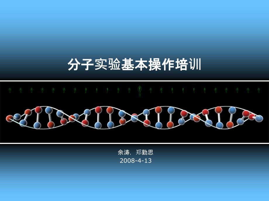 分子实验基本操作培训_第1页