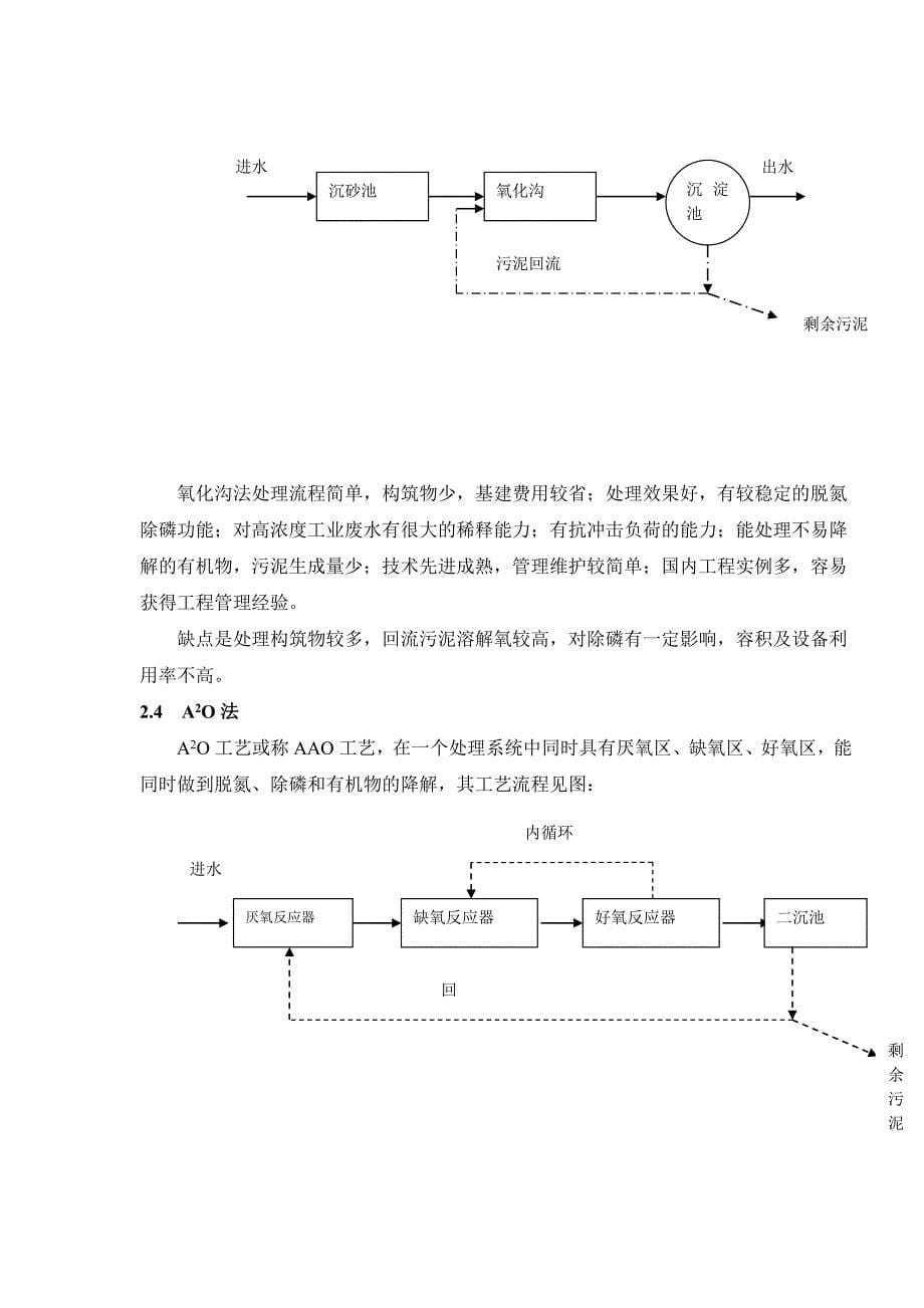 孤岛新镇AAO工艺污水处理厂设计_第5页