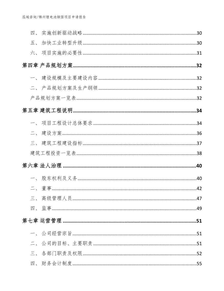 锦州锂电池铜箔项目申请报告【范文参考】_第3页