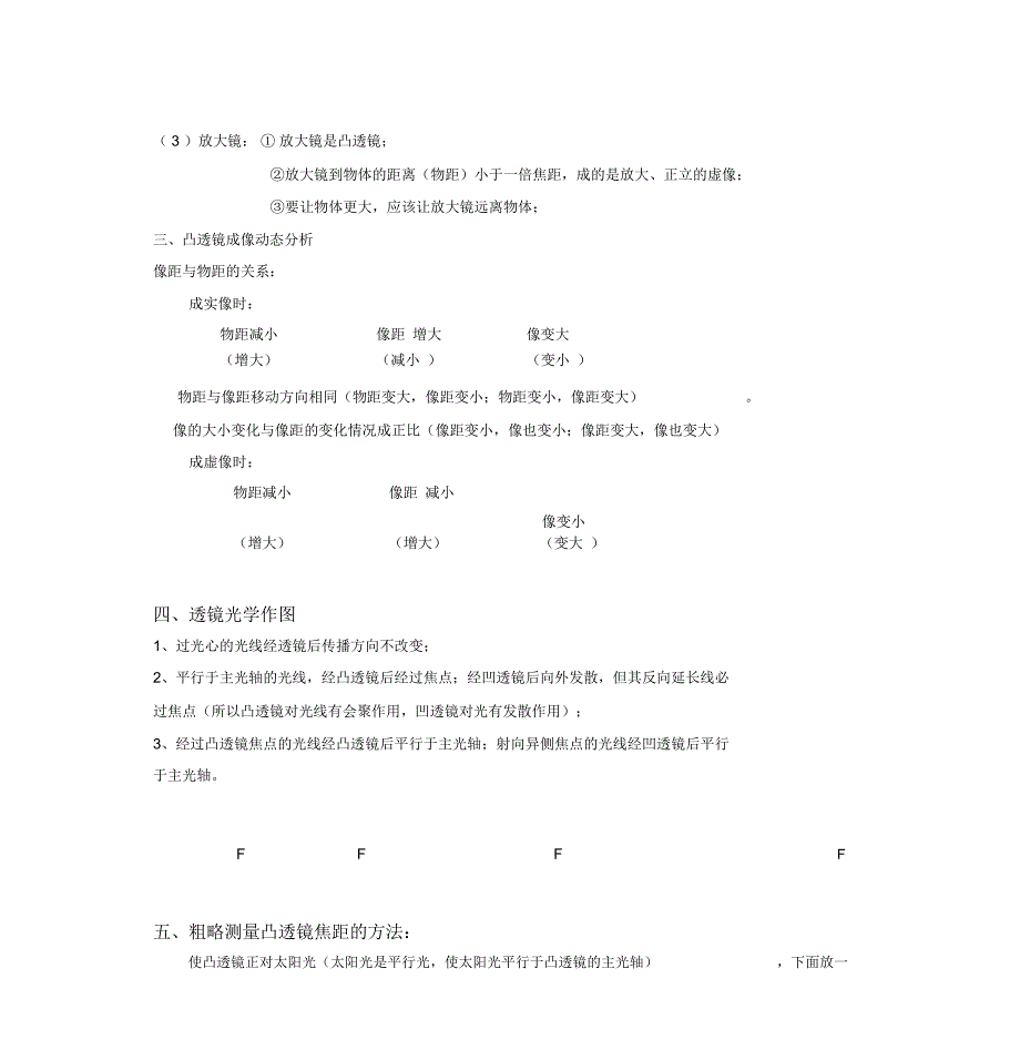 透镜与其应用知识点_第3页