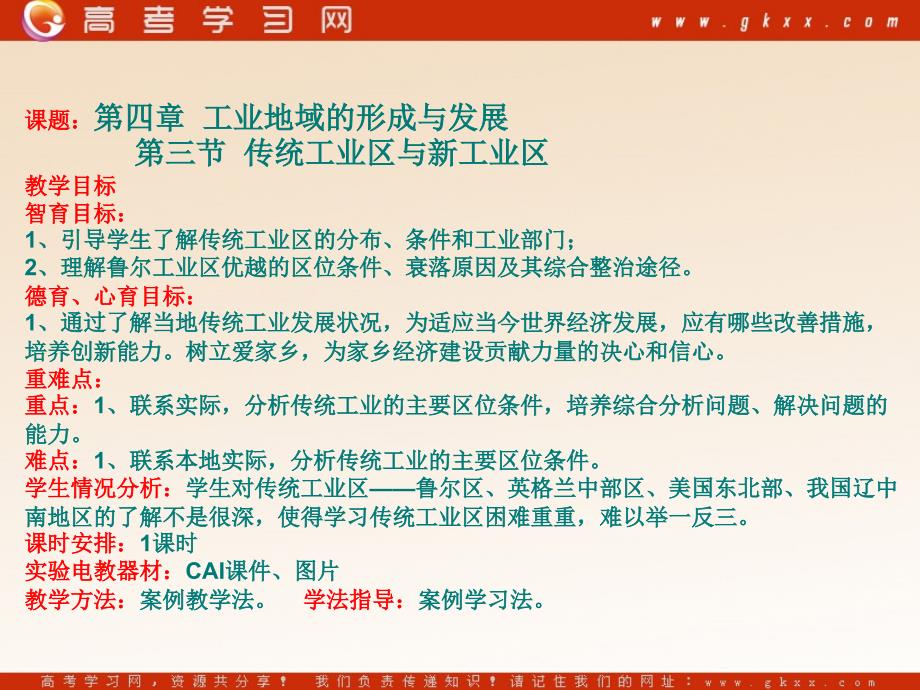 高中地理《传统工业区与新工业区》课件4（25张PPT）（新人教版必修2）_第2页