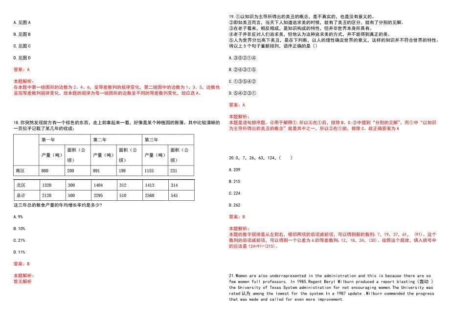 国家开发银行吉林省分行2023校园招聘上岸历年高频考点试题库答案详解_第5页