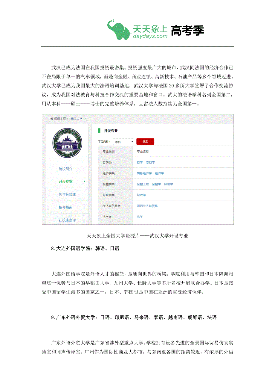 天天象上高考季：国内9大院校小语种专业特色盘点.docx_第4页