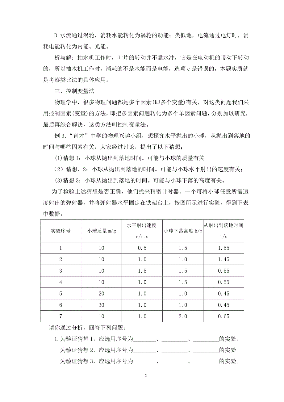 浅谈常见物理科学方法在物理中应用_第2页