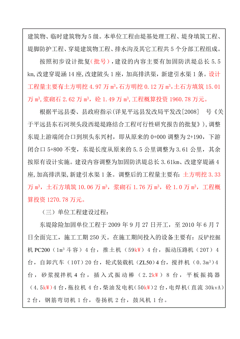 最新东堤单位工程验收鉴定书.doc_第4页