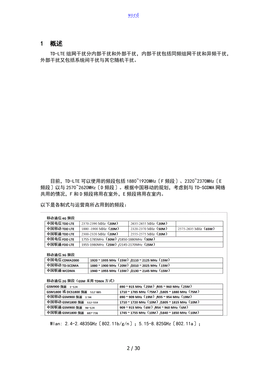 TD-LTE干扰优化指导书V1.0_第2页