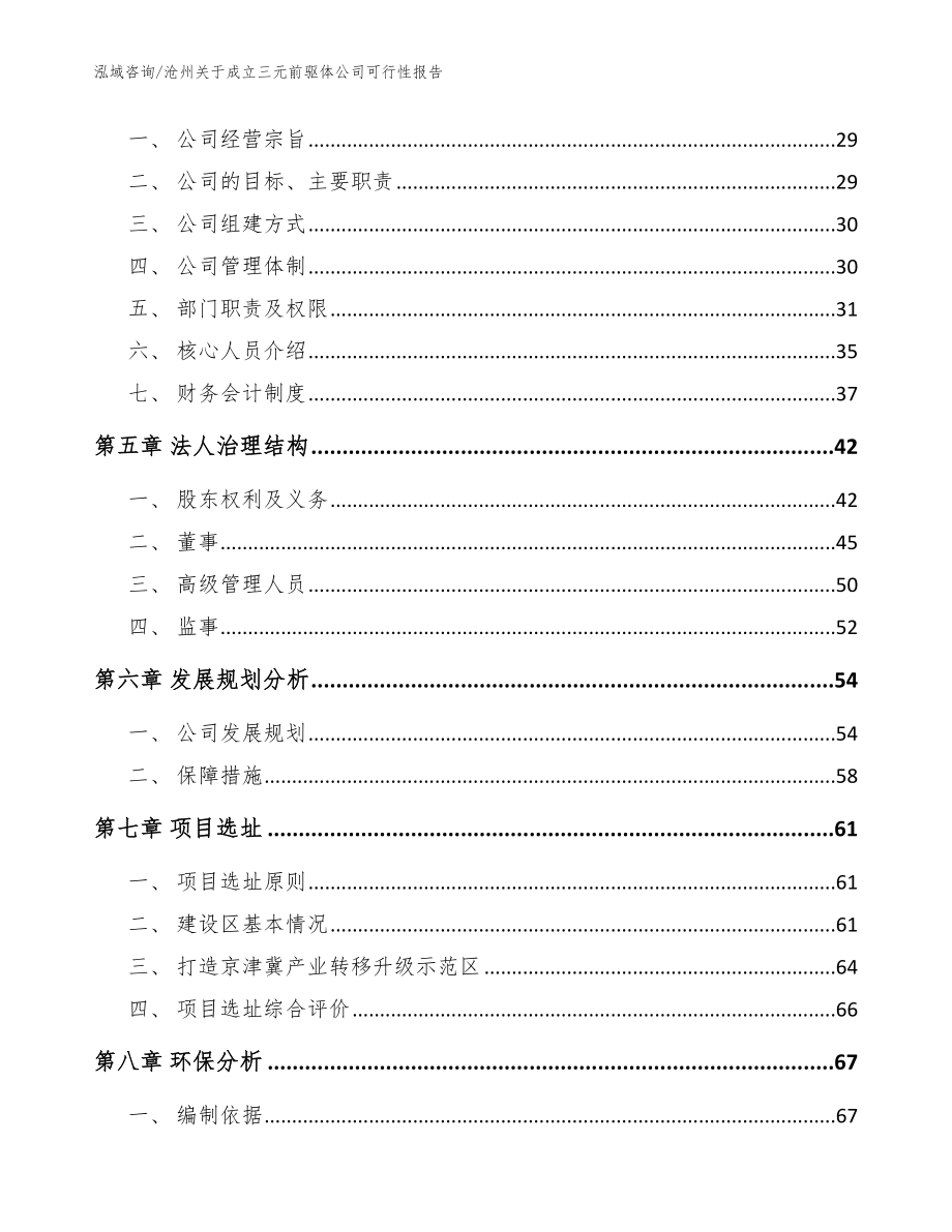 沧州关于成立三元前驱体公司可行性报告_范文参考_第3页