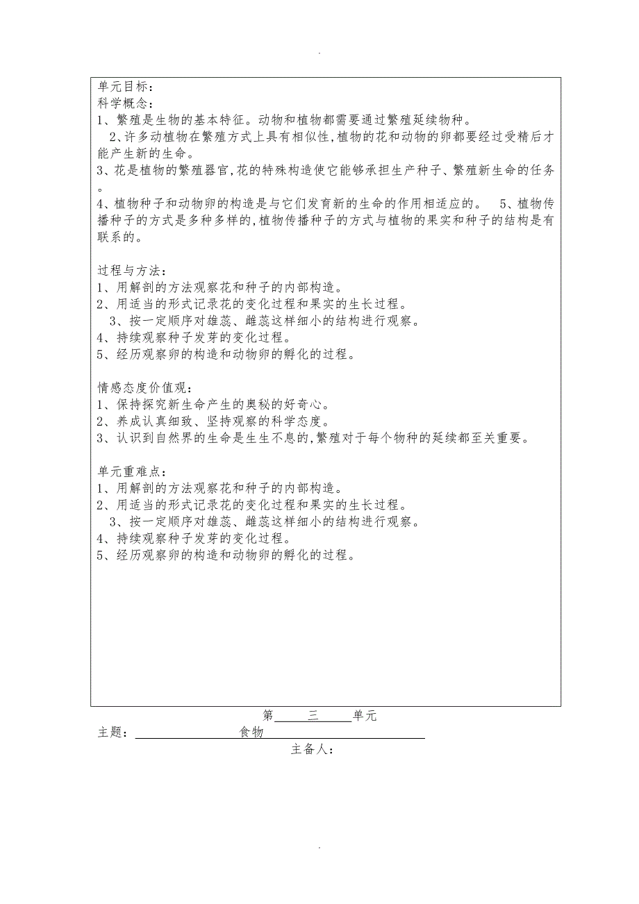 教科版小学四年级科学(（下册）)教材分析报告文案_第4页