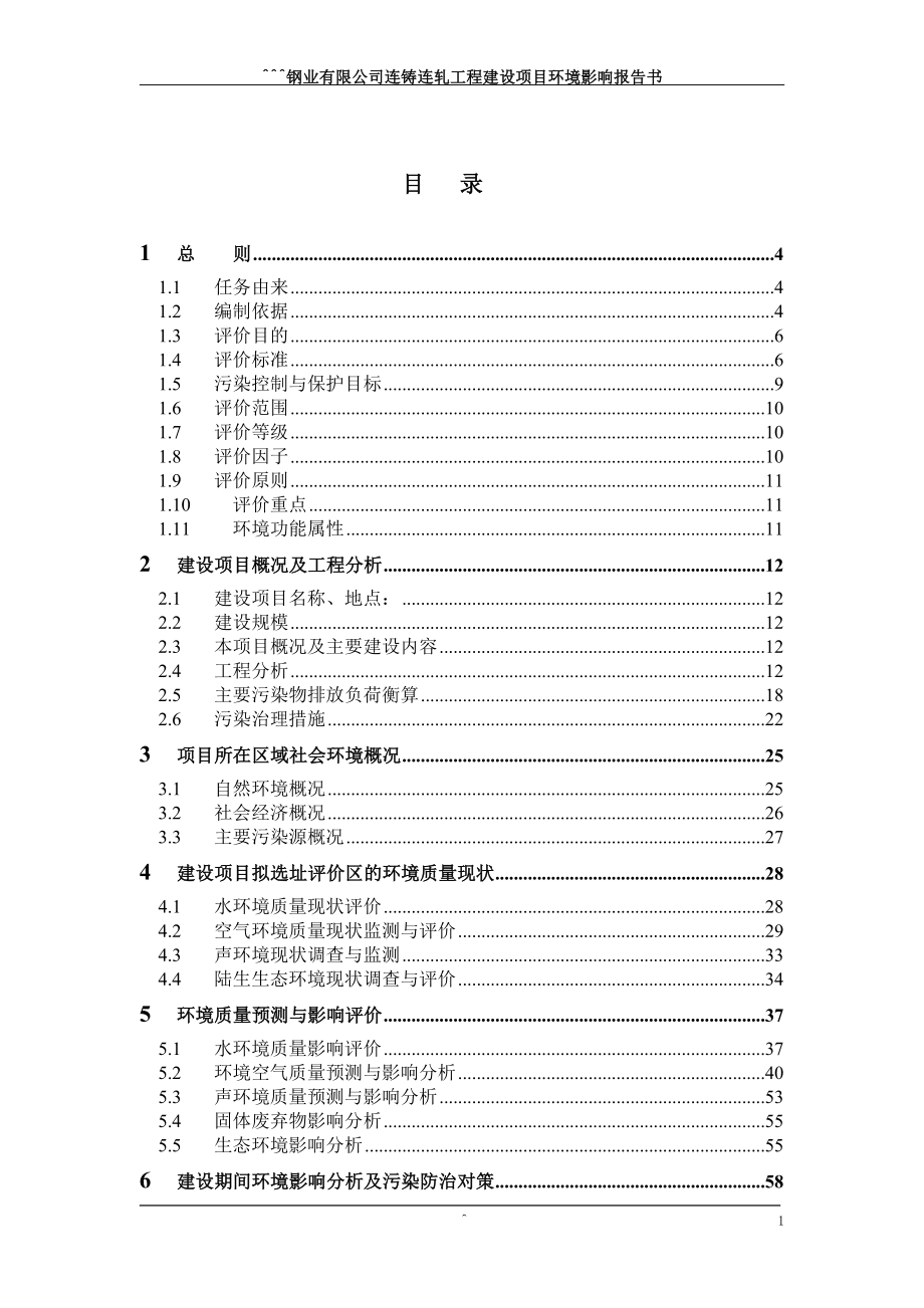 连铸连轧工程建设项目环评报告.doc_第2页