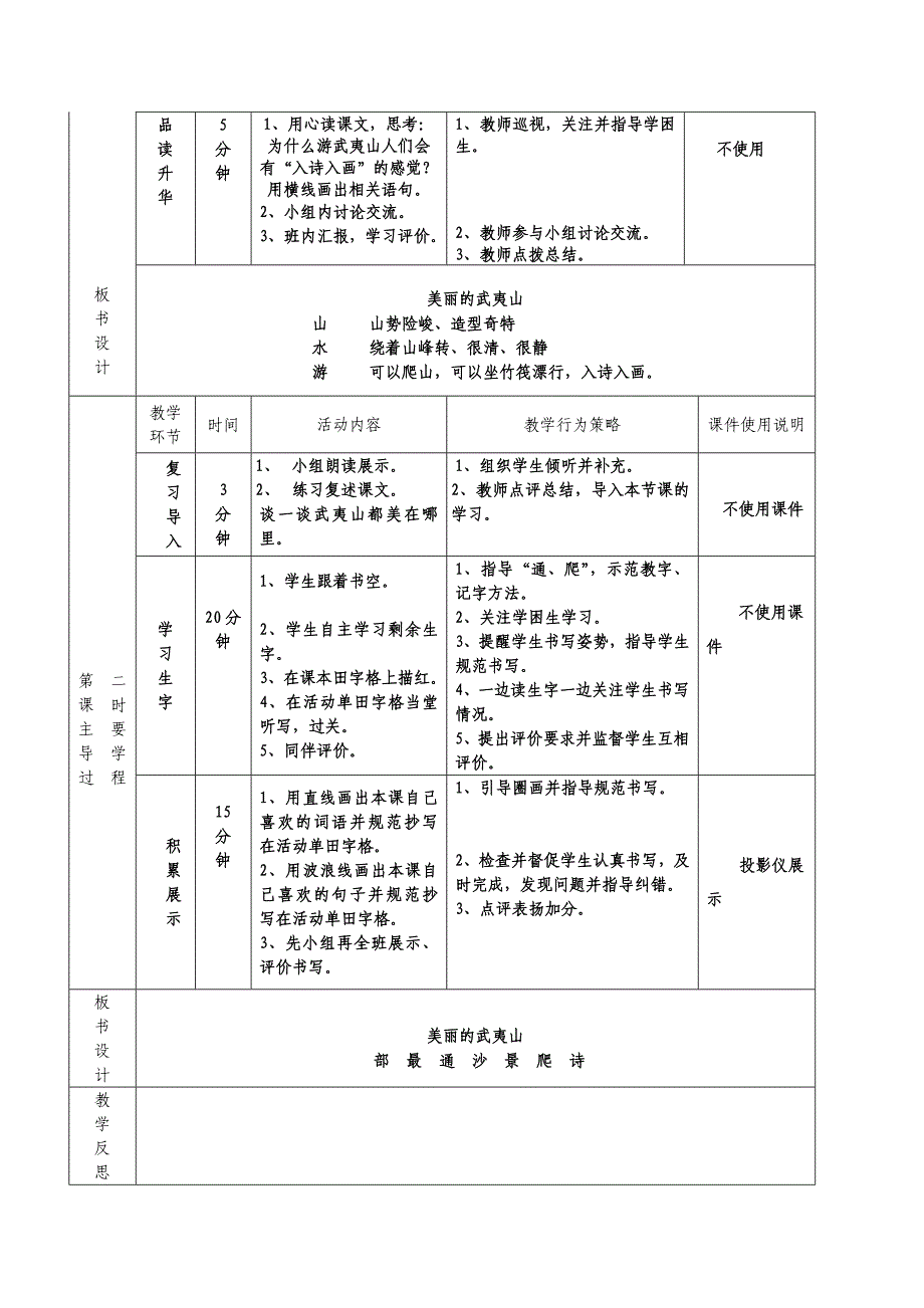 《美丽的武夷山》导学案_第2页