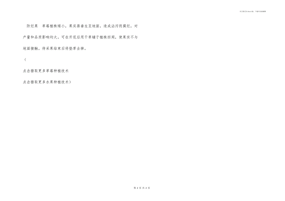 春季草莓要如何管理？_第2页
