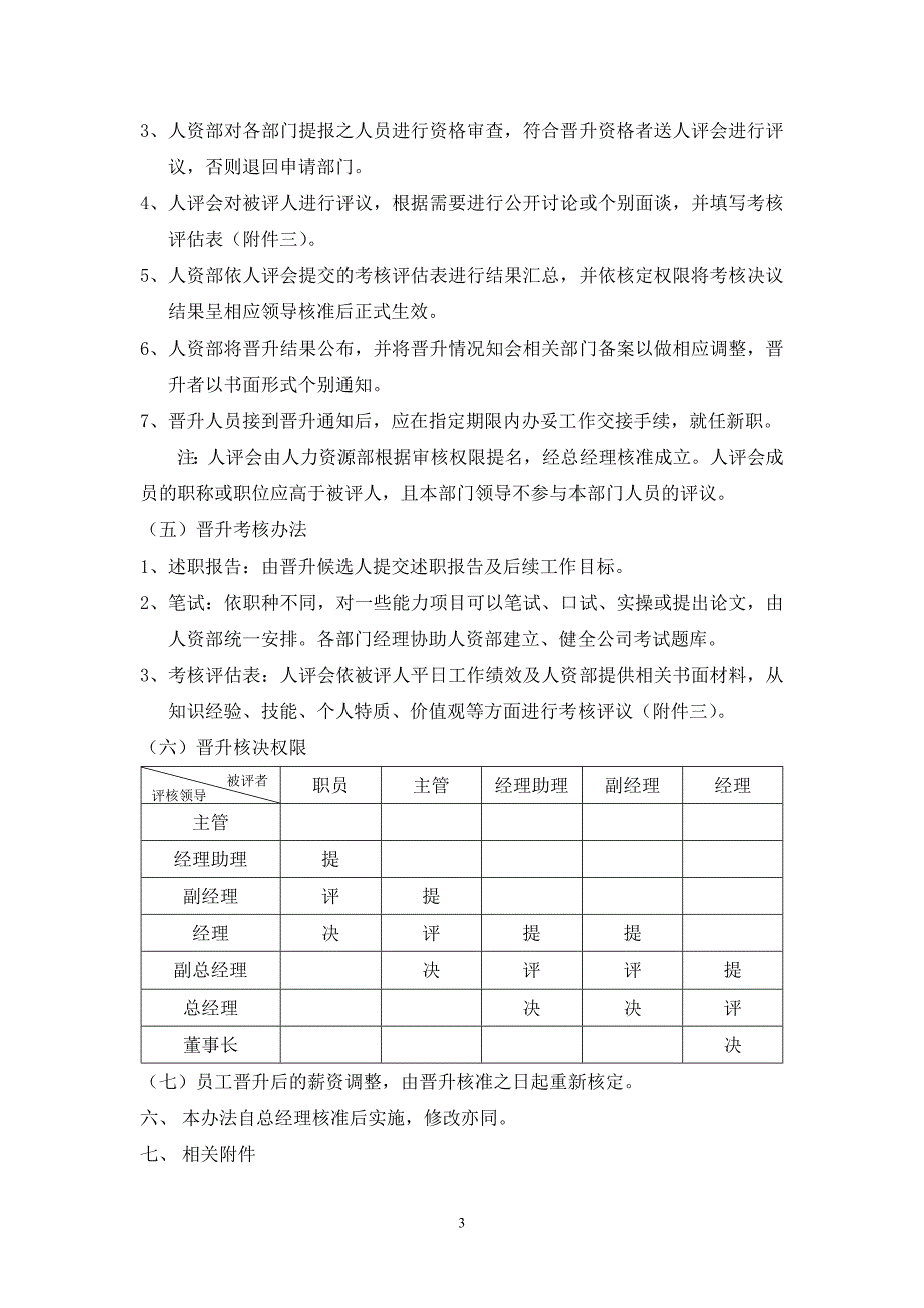 公司员工晋升管理办法[晋升管理]_第3页