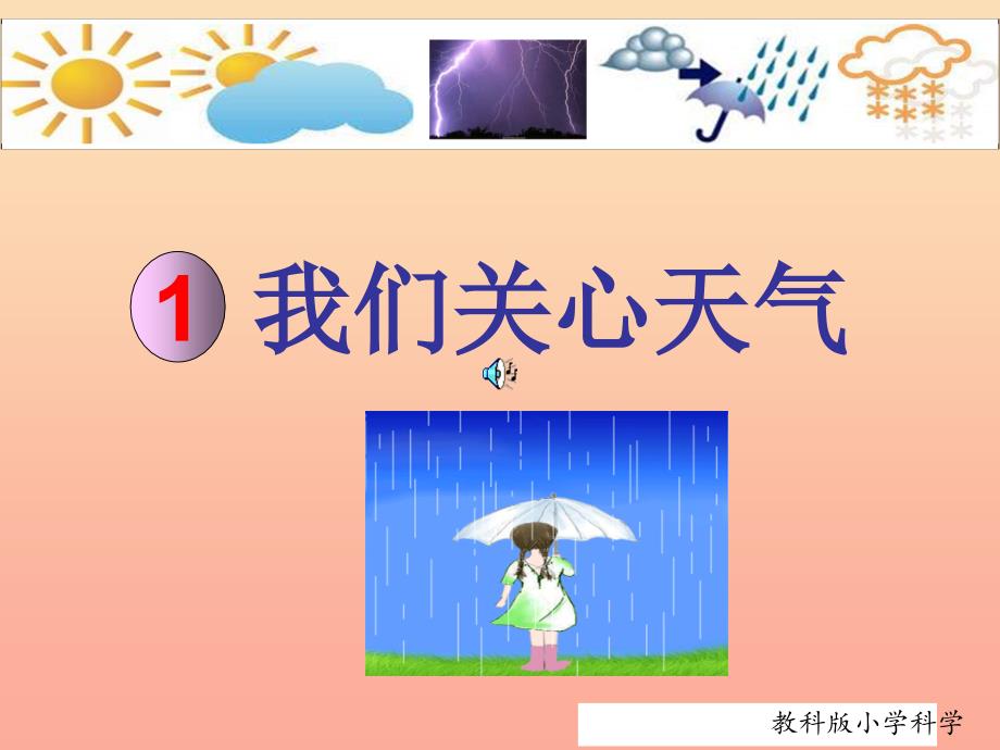 2019年四年级科学上册1.1我们关心天气课件2教科版.ppt_第1页