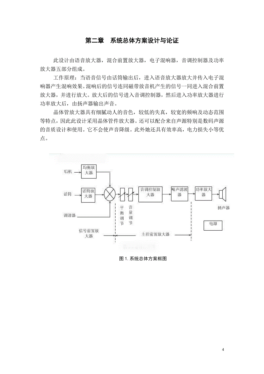 毕业设计论文音响放大器的设计与制作_第4页