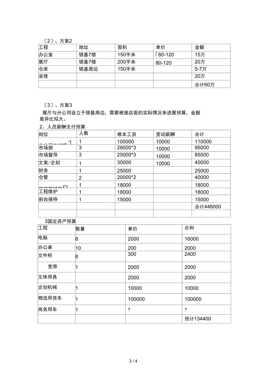 分公司建立工作计划_第3页