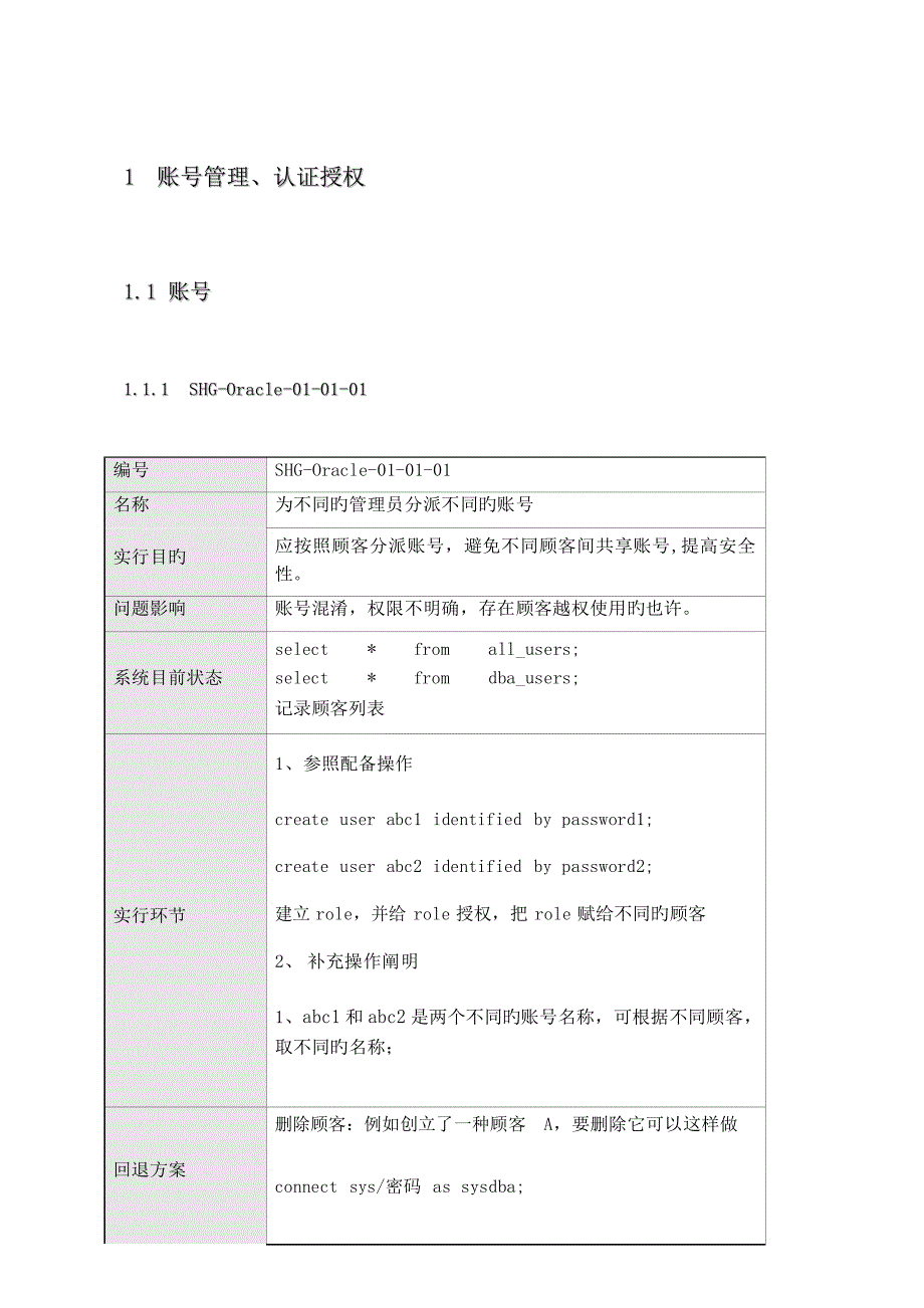 oracle数据库系统加固规范_第3页