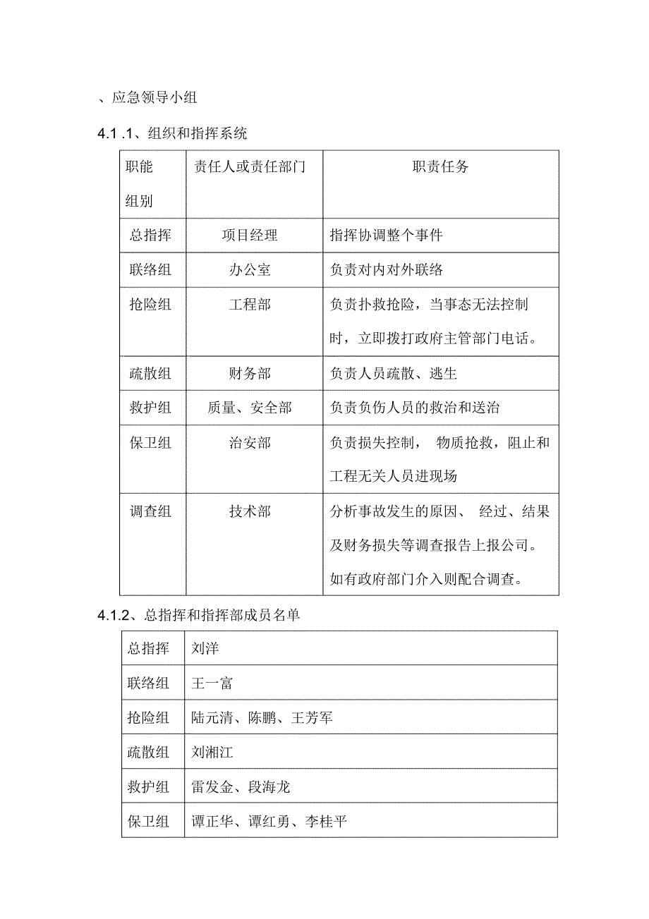 安全应急预案方案_第5页