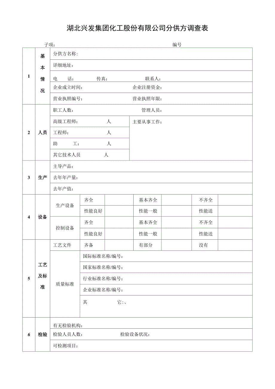 分供方调查表_第1页