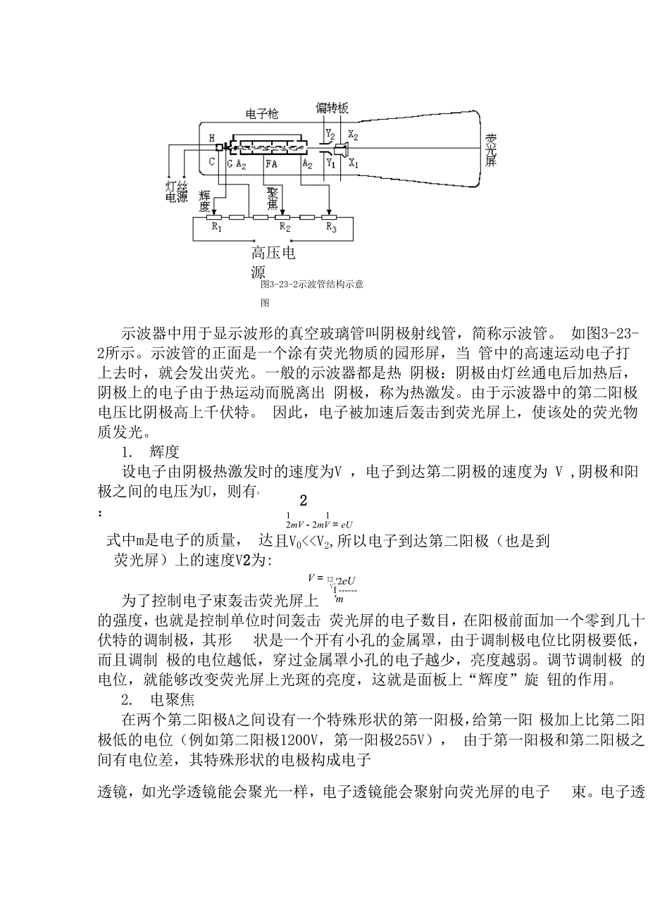 电子示波器工作原理与使用_第2页