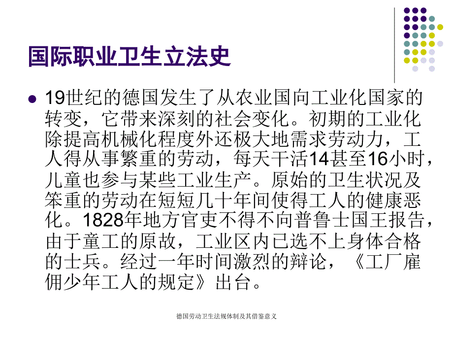 德国劳动卫生法规体制及其借鉴意义课件_第2页