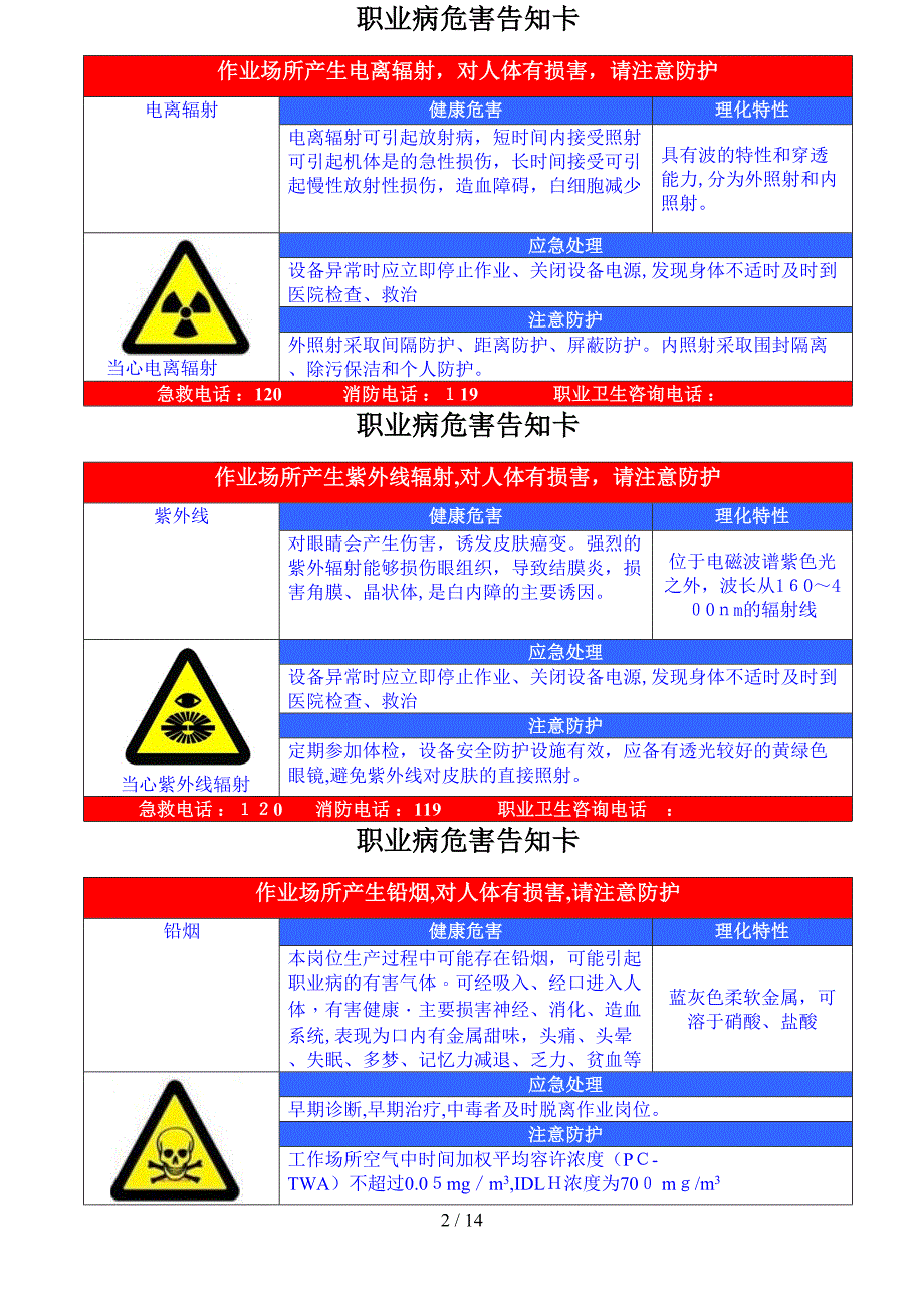 职业危害告知卡(四)_第2页