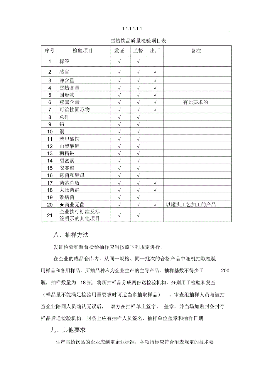 (雪蛤制品)生产许可证审查细则_第3页