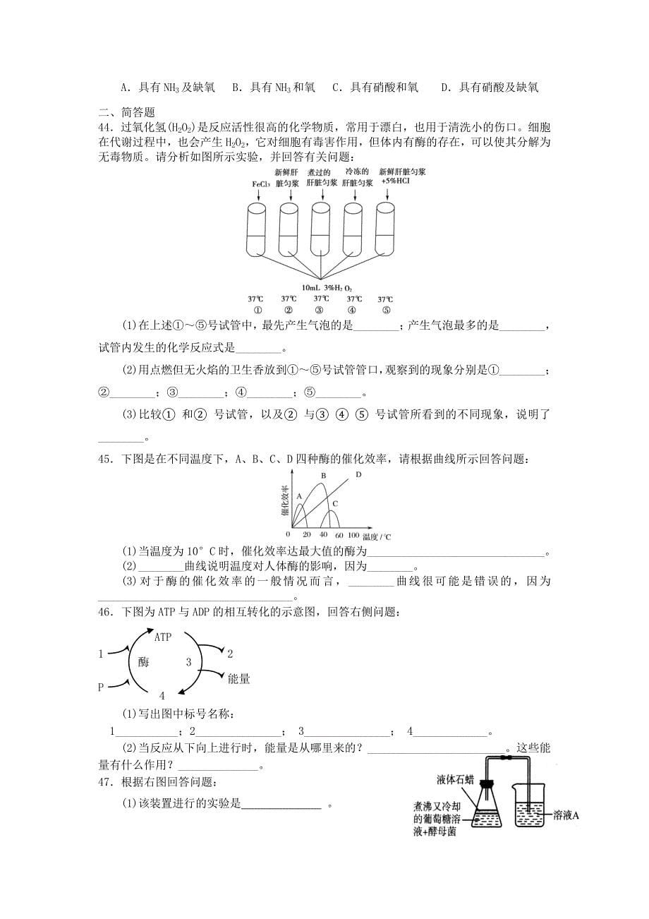 高中生物必修一第5章基础知识练习.doc_第5页