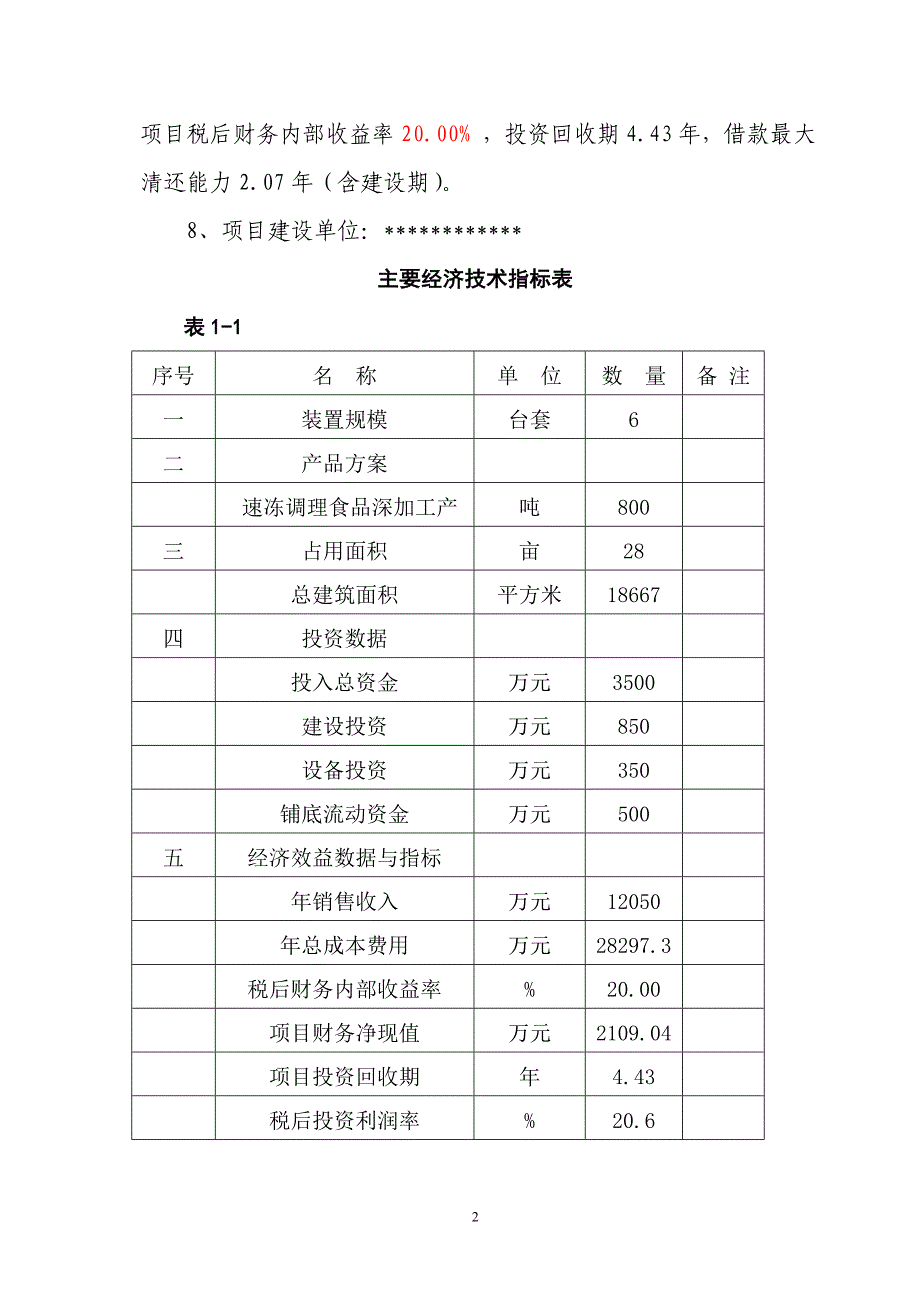 某公司然后产800吨速冻食品项目可行性研究报告.doc_第5页