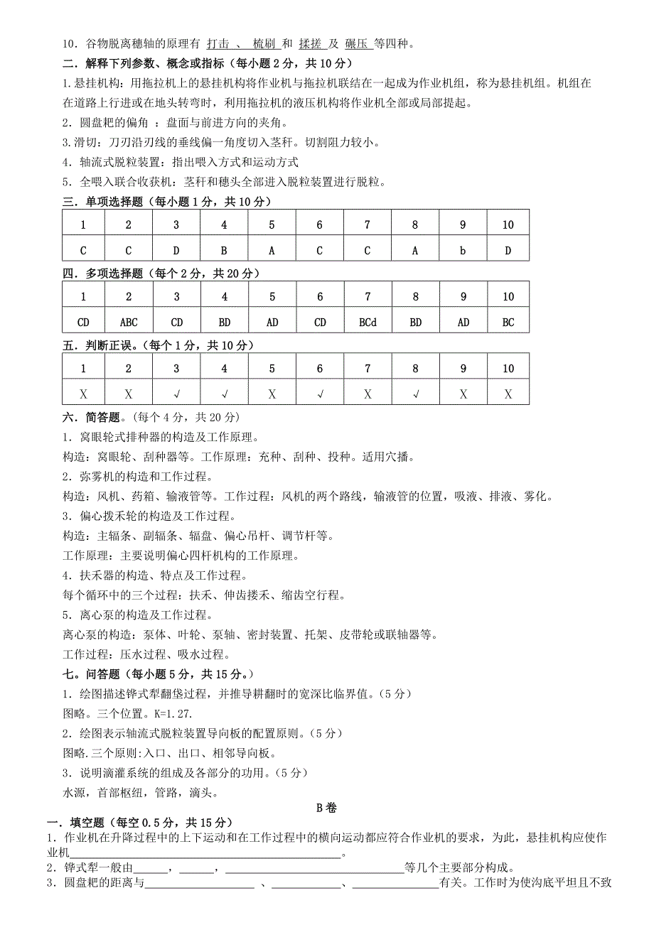 农业机械学经典试题_第3页