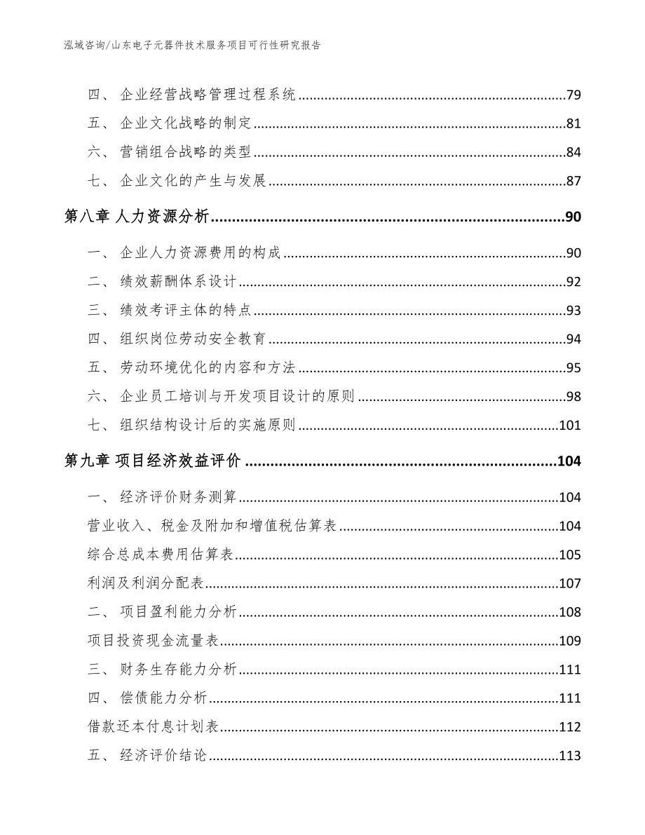 山东电子元器件技术服务项目可行性研究报告参考范文_第4页